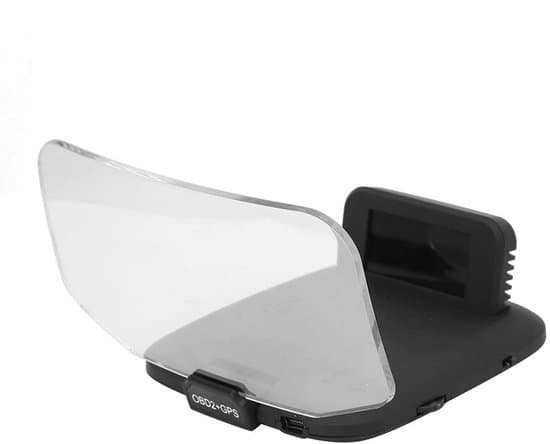 Universell OBD2 + GPS Head-Up Display (HUD) för hastighetsmätning och diagnostik