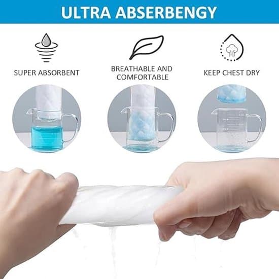 Återanvändbara amningsinlägg i bomull - 10-pack - Underbyst