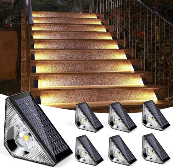 Soldriven utomhusbelysning - Rörelsesensor - Svart - 4-pack