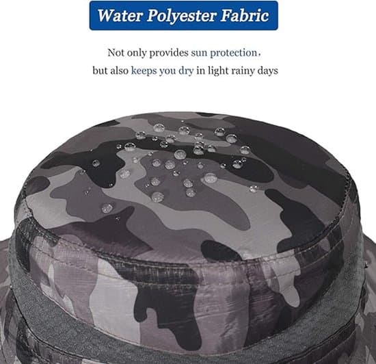 Mænds sommer camouflage solhat / jagtkasket