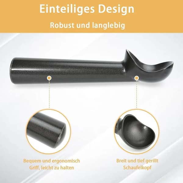 Isvafler, non-stick belægning, 18cm x 4cm, sort.