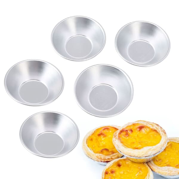 25 aluminium æggekageforme, minikageforme, minicupcakeforme, muffin- og småkageforme, bageforme