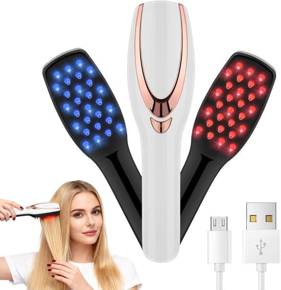 Elektrisk hårbottenmassager främjar hårväxt och slappnar av sinne och kropp.
