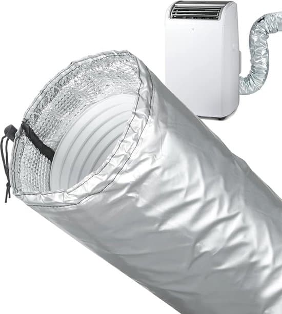 127-151 cm Justerbart Skyddshölje för AC-avgasslang