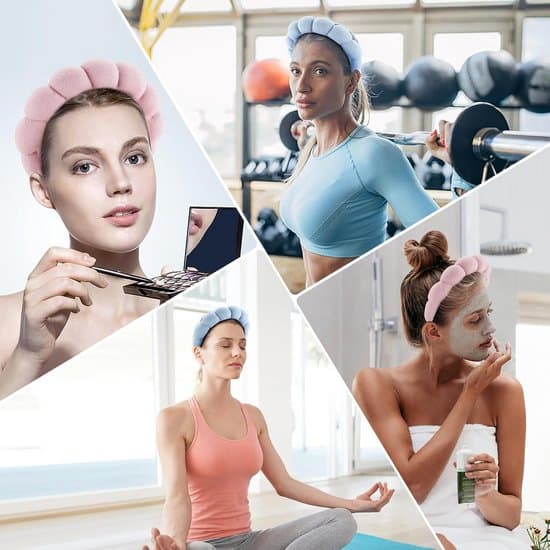 Sæt med 2 bløde vaskbare hårbånd til ansigtsrens og makeup