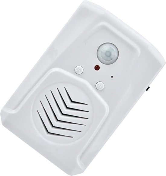 - Rörelsesensor dörrklocka - USB-driven larm - MP3-spelare