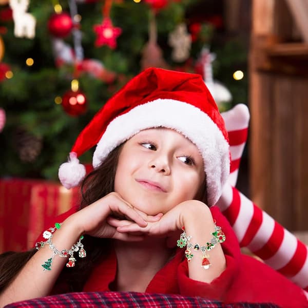 Julekalenderarmbånd 2026 - Gave til børn og piger