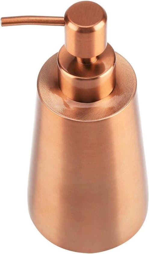 Bordplade håndvask i rustfrit stål med 350 ml kobber sæbedispenser - Tilbehør til hjemme- og hotelbadeværelser
