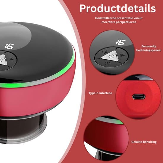 Cellulite Massageapparat - Anti-Cellulite Apparat - Koppningskoppar