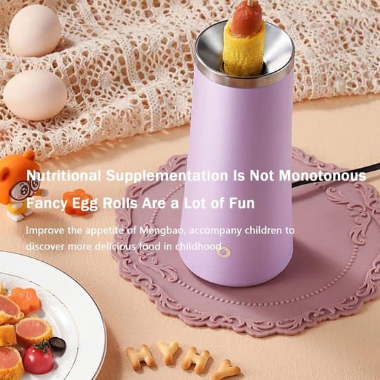Elektrisk forårsrullemaskine, 8-minutters automatisk rustfrit stål non-stick