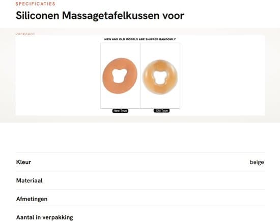 Mjuk silikonkudde - Ansiktsmassage - Bekväm