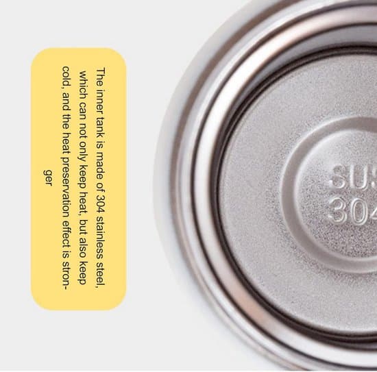 Smart vattenflaska - 420 ml - Rostfritt stål - Blå