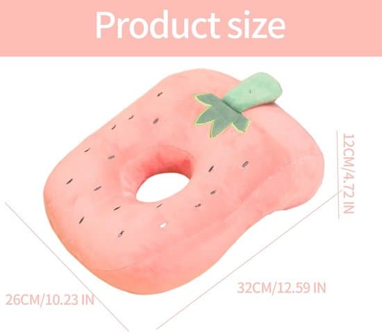 Memory Foam Sidokudde för Barn med Öronhål för Magsovare