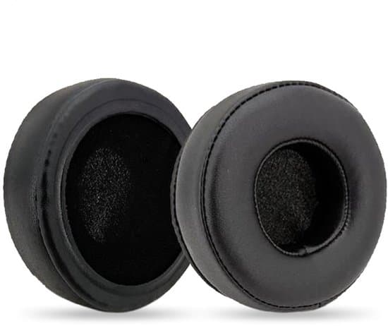 Reservedele til Beyerdynamic DT240 Pro hovedtelefoner: ørepropper, ørekopper, skum og læder.