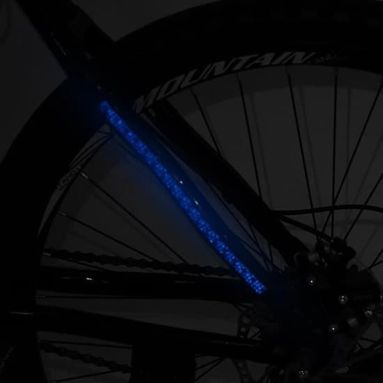 Cykelreflexdekaler - Säkerhetshjulremsor - Blå .