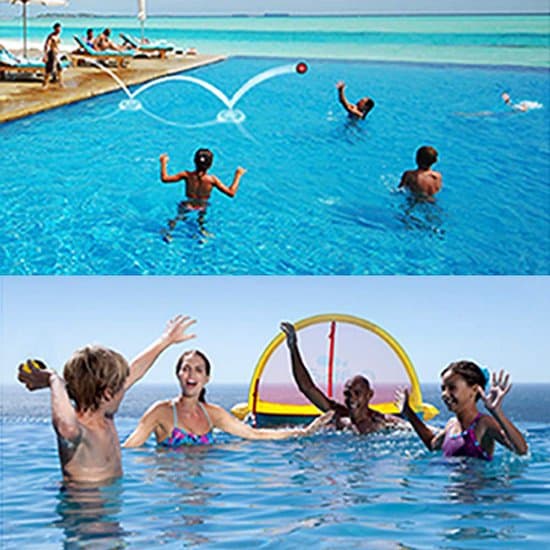 3 - Vattenbollar för vattenlekar - Spelbollsfoder - Strandbollar och poolbollar - Vattenbollar - Studsande vattenbollar - Studsande strandbollar - Röd,...