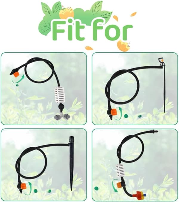 20-delars 1/4-tums droppbevattningsventilset