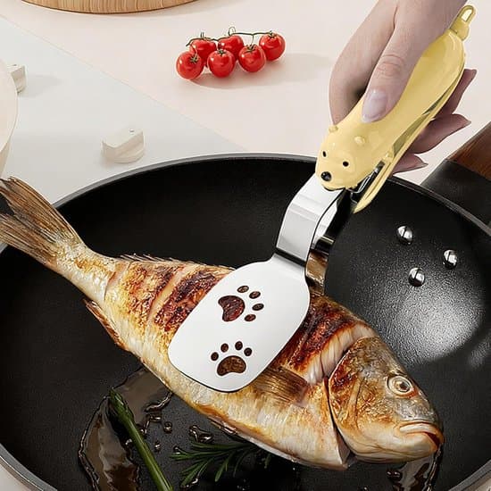 Kökstång - Köttservering - Utomhusmatlagning - Ettstyckstång - 24cm - Gul
