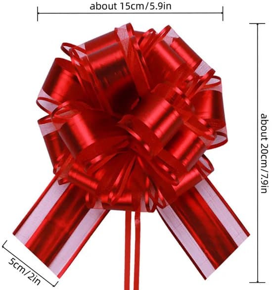 5-pack presentinslagningsrosetter - silver