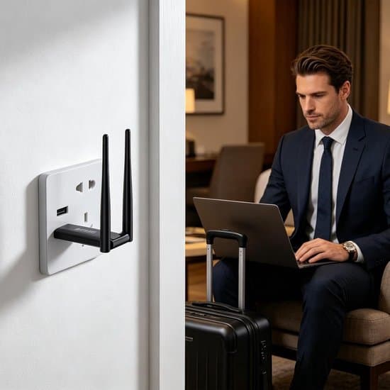 WiFi Booster - Internet Repeater - Signalforlænger - Universal USB-interface - 12 x 6 x 3 cm - Sort