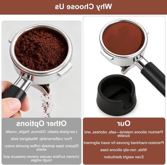 Hygiejnisk silikone kaffetamper - Tamperbase - Ninja