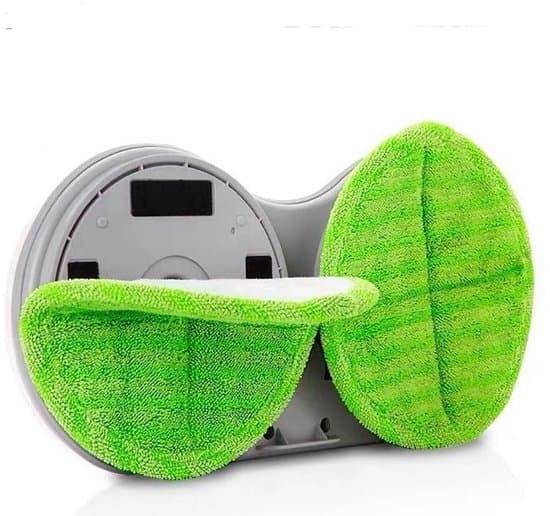 6-pack BOBOT Narwal Elektriska Moppdukar, 16cm Runda