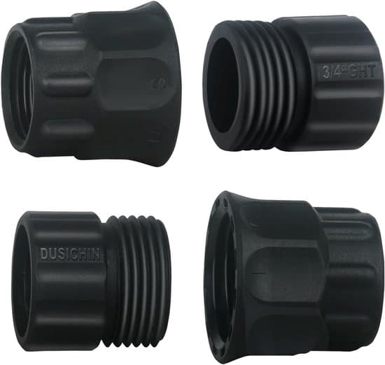 4-osainen 3/4\" GHT - M22 puutarhaletkun paineruiskun sovitin