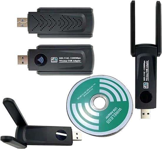 WiFi-adapter - Stabil og hurtig internetforbindelse - Velegnet til stationære og bærbare computere