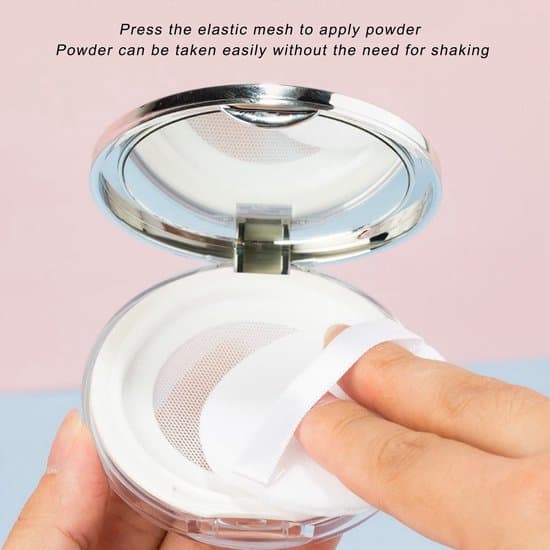 Bærbar pudderdåse - kosmetiketui