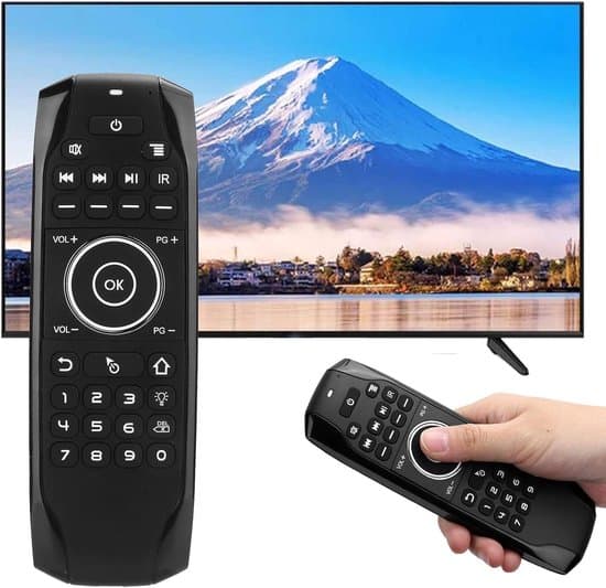Air Mouse – Bluetooth 5.0 Air Controller – 6-akset Gyroskop Sensor – Kompatibel med Android TV Box, Smart TV, Laptops