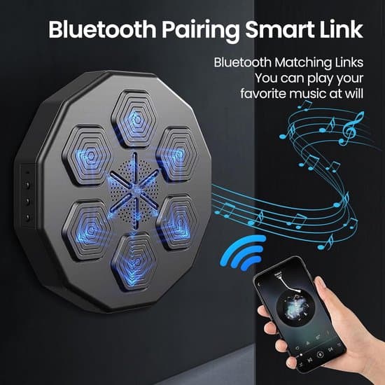 Boxningsmaskin, Elektronisk Smart Bluetooth Väggmonterad Boxningstränare