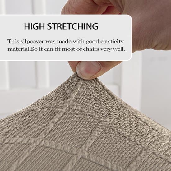 Universella stretchstolsöverdrag - 4-pack - Mörkblå