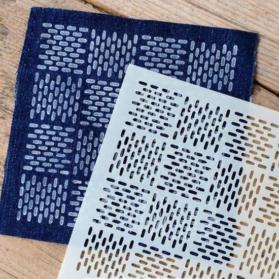 Gør-det-selv patchwork skabelonsæt med syværktøj, velegnet til stofpatchworkhåndværk
