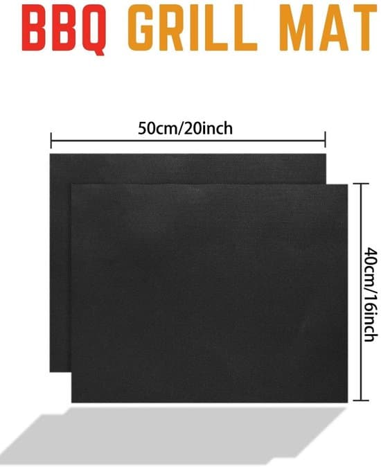 4-pack ugnsbottenfoder - 40 x 50 cm återanvändbara non-stick ugnsfoder för botten av en elektrisk ugn - lätta att rengöra