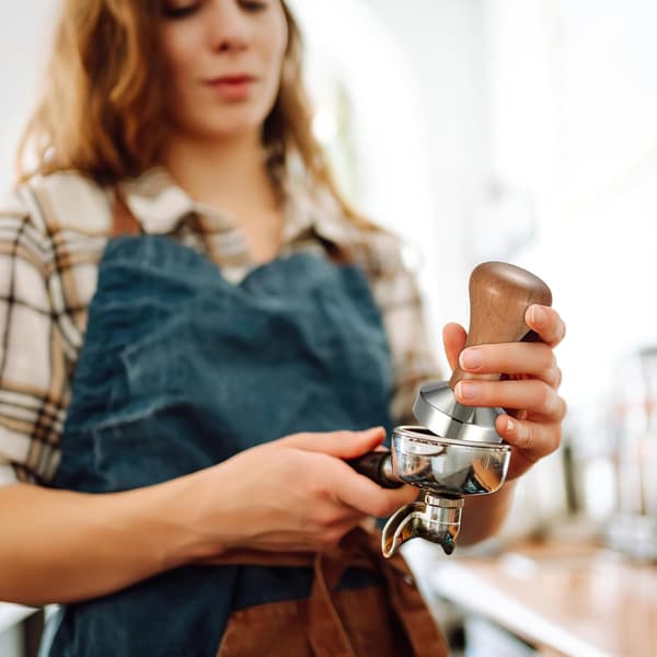51 mm kaffetamper - med tampermatta