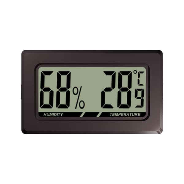 2-pak mini-termometer og hygrometer - Elektronisk digitalt indendørs termometer og hygrometer - Indendørs digitalt termometer