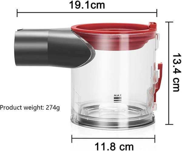 Støvbeholder til Dyson V7 V8 – Reservedele til støvsuger