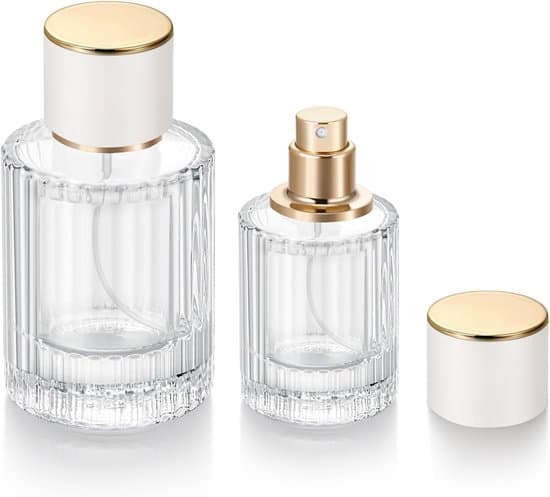 2-pack - Parfymflaskor - Parfymsprayer - 50ml/30ml - Påfyllningsbara - Klara - Glas - Lämpliga för resor, utflykter och handväskor