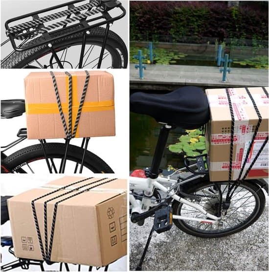 Universelle cykel-elastikstropper, 3-pak, bagagestropper med kroge, 60 cm, elastikstropper med kroge, teltstrammere, elastikstropper 3-delt sæt