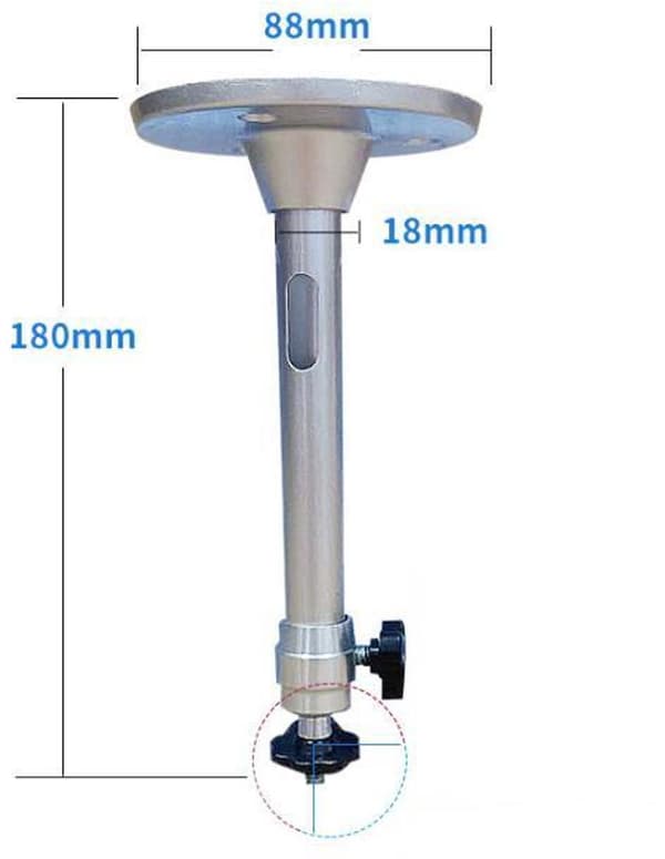 Miniprojektor loftmontering 18 cm - 8,8 mm diameter