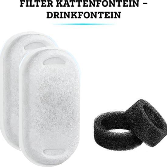 Kattvattenfontänfilter - 8-pack - Vattenfontänfilter