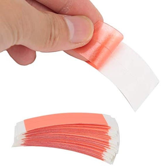 36-pack peruktejp - vattentät, orangeröd, 7,5x2,3 cm