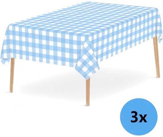 3-pack plastduk - lämplig för fester, middagar, bröllopsbufféer - rektangulär duk - 137*274cm - Mörkblå