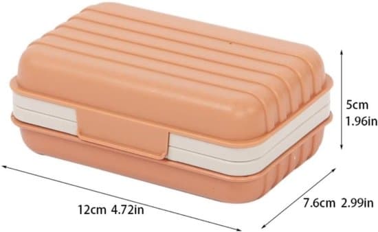 2-pack bärbar resetvålkopp - läckagesäker - med lock
