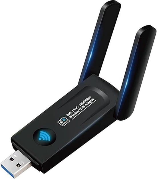 WiFi-adapter - Stabil og hurtig internetforbindelse - Velegnet til stationære og bærbare computere