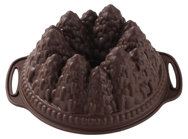 2x Vulkan Skov Silikone Kage Bageforme Non-Stick Chokolade Bageform