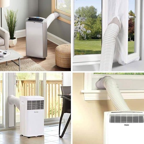 Bærbar Aircondition Udstødningsslangeforbinder, 13 cm diameter