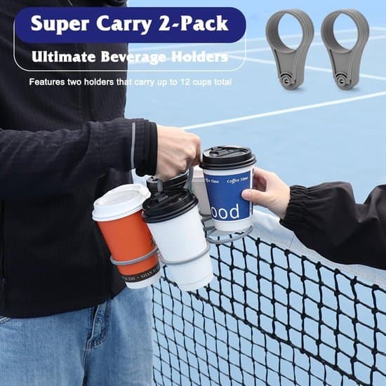 Mugghållare - Ölbricka - 6-koppars drickskopp - Kaffe - Grå - 2 stycken