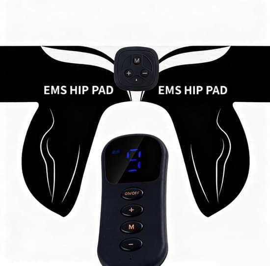 Glute Trainer - Hoftestimulator - Hjemmetræning - 6 programmer 18 niveauer - 36,5 x 19,2 cm