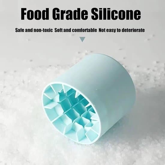 2-pack cylindriska isformar i silikon med lock, snabbfrysande